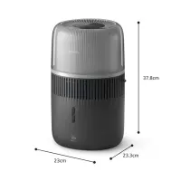 Philips 5000 series HU5710/03 õhuniisuti Ultrahelilained 4,5 l Hõbe 14,1 W – pilt 7