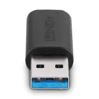 Lindy 41904 kaabli soomuutja USB 3.2 Type A USB 3.2 Type C Must – pilt 8