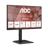 AOC 24E4U PC lamekuvar 60,5 cm (23.8") 1920 x 1080 pikslit Full HD LED Must – pilt 25