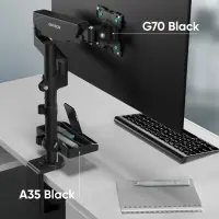 DESK MOUNT ACC ORGANIZER/BLACK A35-B ONKRON – pilt 5
