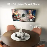 TV SET ACC WALL MOUNT /10-35"/BLACK R3-B ONKRON – pilt 6