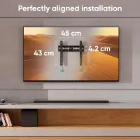 TV SET ACC WALL MOUNT /32-65"/BLACK FM2-B ONKRON – pilt 6
