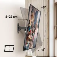 TV SET ACC WALL MOUNT /10-35"/BLACK R2-B ONKRON – pilt 2