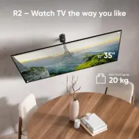 TV SET ACC WALL MOUNT /10-35"/BLACK R2-B ONKRON – pilt 5