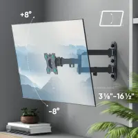TV SET ACC WALL MOUNT /10-35"/BLACK R4-B ONKRON – pilt 2
