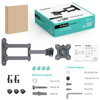 TV SET ACC WALL MOUNT /10-35"/BLACK R4-B ONKRON – pilt 3