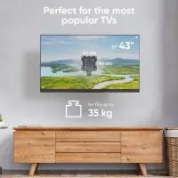 TV SET ACC WALL MOUNT /17-43"/BLACK M4SR-B ONKRON