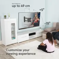 TV SET ACC WALL MOUNT /17-43"/BLACK M4SR-B ONKRON – pilt 4
