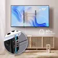 TV SET ACC WALL MOUNT /32-70"/BLACK/WHITE TM5-BW ONKRON