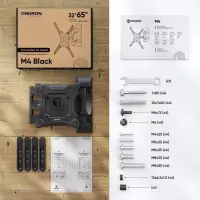 TV SET ACC WALL MOUNT /32-65"/BLACK M4-B ONKRON – pilt 8