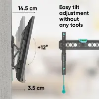 TV SET ACC WALL MOUNT /32-70"/BLACK TM5-B ONKRON – pilt 10