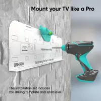 TV SET ACC WALL MOUNT /32-70"/WHITE TM5-W ONKRON – pilt 10