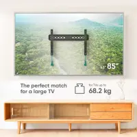 TV SET ACC WALL MOUNT /43-85"/BLACK TM6-B ONKRON – pilt 3