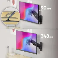 TV SET ACC WALL MOUNT /13-34"/BLACK G120-B ONKRON – pilt 8