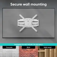TV SET ACC WALL MOUNT /37-70"/WHITE M5-W ONKRON – pilt 3