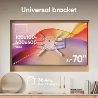 TV SET ACC WALL MOUNT /37-70"/WHITE M5-W ONKRON – pilt 5