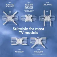 TV SET ACC WALL MOUNT /37-70"/WHITE M5-W ONKRON – pilt 9
