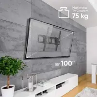 TV SET ACC WALL MOUNT/55-100"/BLACK UT4-B ONKRON