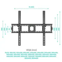 TV SET ACC WALL MOUNT/55-100"/BLACK UT4-B ONKRON – pilt 7