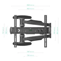 TV SET ACC WALL MOUNT /40-75"/BLACK NP47-B ONKRON – pilt 6