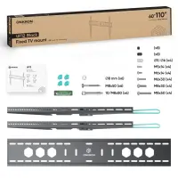 TV SET ACC WALL MOUNT/60-110"/BLACK UF12-B ONKRON – pilt 2