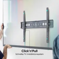 TV SET ACC WALL MOUNT/60-110"/BLACK UF12-B ONKRON – pilt 3
