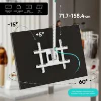 TV SET ACC CEILING MOUNT/32-80" WHITE N1L-W ONKRON – pilt 8