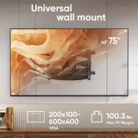 TV SET ACC WALL MOUNT/40-75"/BLACK M6L-B ONKRON