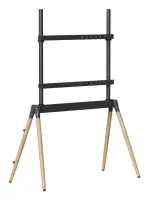 TV SET ACC FLOOR STAND 55-86"/BLK/WOOD TVS-86F-01-BK GEMBIRD – pilt 2