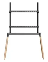 TV SET ACC FLOOR STAND 55-86"/BLK/WOOD TVS-86F-01-BK GEMBIRD – pilt 3