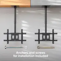 TV SET ACC CEILING MOUNT/32-80" BLACK N2L-B ONKRON – pilt 13