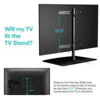 TV SET ACC DESKTOP STAND/32-75" BLACK PT3-B ONKRON – pilt 3
