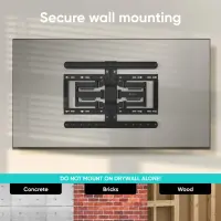 TV SET ACC WALL MOUNT /32-90"/BLACK SM6-B ONKRON – pilt 2