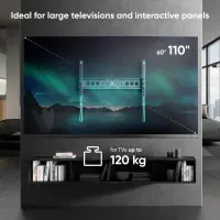 TV SET ACC WALL MOUNT/60-110"/BLACK UT12-B ONKRON – pilt 5