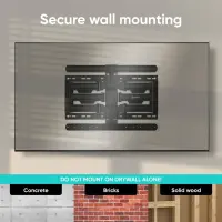 TV SET ACC WALL MOUNT /32-90"/BLACK SM6L-B ONKRON – pilt 7