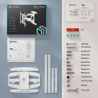 TV SET ACC WALL MOUNT/40-75"/WHITE M6L-W ONKRON – pilt 5