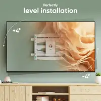 TV SET ACC WALL MOUNT/40-75"/WHITE M6L-W ONKRON – pilt 7