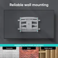 TV SET ACC WALL MOUNT/40-75"/WHITE M6L-W ONKRON – pilt 8