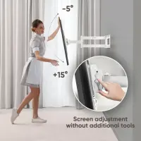 TV SET ACC WALL MOUNT/40-75"/WHITE M7L-W ONKRON – pilt 2