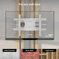 TV SET ACC WALL MOUNT/40-75"/WHITE M7L-W ONKRON – pilt 3