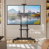 TV SET ACC MOBILE STAND/32-75"/BLACK TS1571-B ONKRON – pilt 8