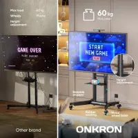 TV SET ACC MOBILE STAND/32-75"/BLACK TS1571-B ONKRON – pilt 9