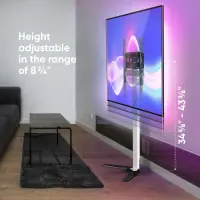 TV SET ACC FLOOR STAND /26-65"/WHITE TS1140-W ONKRON – pilt 6