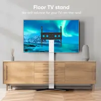 TV SET ACC FLOOR STAND /26-65"/WHITE TS1140-W ONKRON – pilt 7