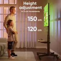 TV SET ACC MOBILE STAND/32-65"/BLACK TS1351-B ONKRON – pilt 2