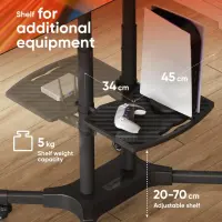 TV SET ACC MOBILE STAND/32-65"/BLACK TS1351-B ONKRON – pilt 5