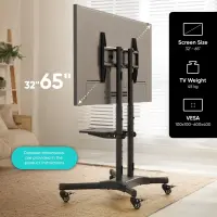TV SET ACC MOBILE STAND/32-65"/BLACK TS1351-B ONKRON – pilt 7