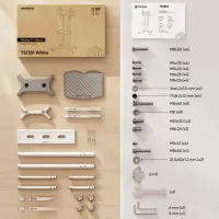 TV SET ACC MOBILE STAND/32-65"/WHITE TS1351-W ONKRON