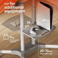 TV SET ACC MOBILE STAND/32-65"/WHITE TS1351-W ONKRON – pilt 6