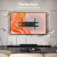 TV SET ACC WALL MOUNT/42-120"/BLACK M10-B ONKRON – pilt 4
